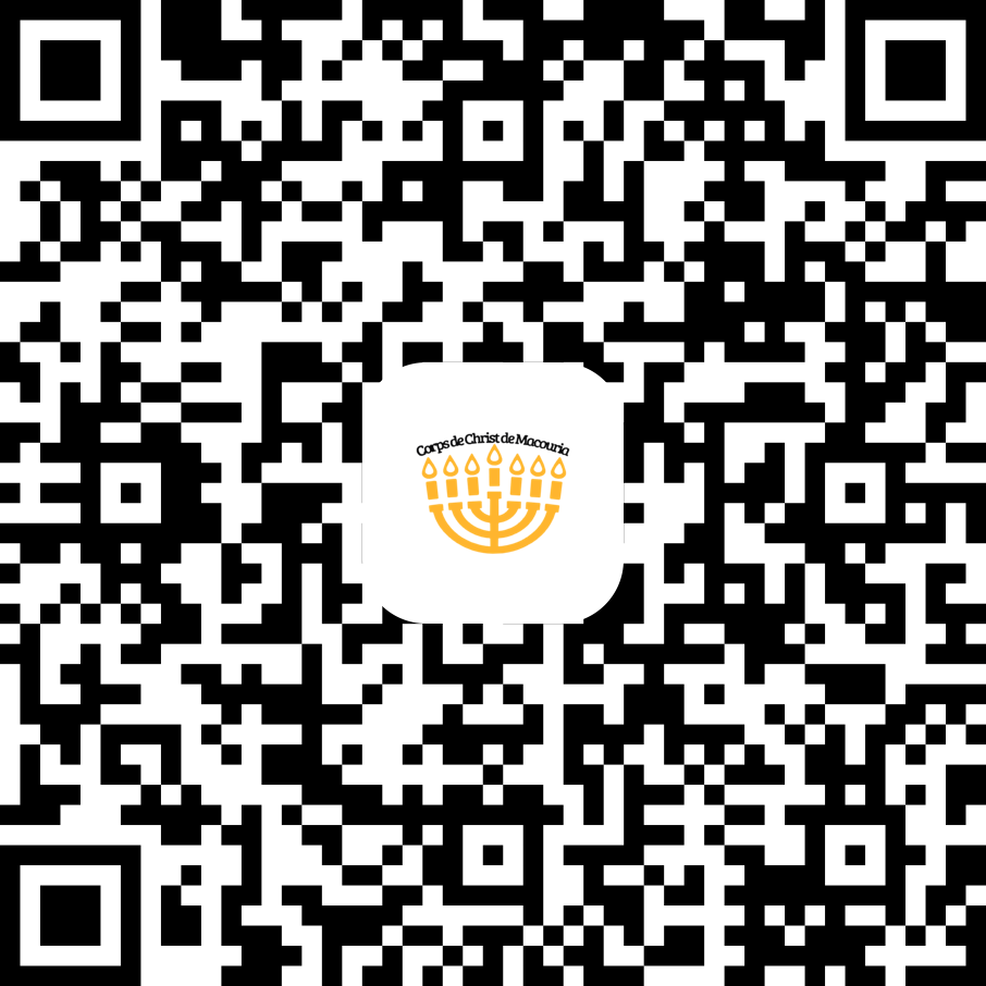 QR code pour faire un don à l’Église Corps de Christ de Macouria